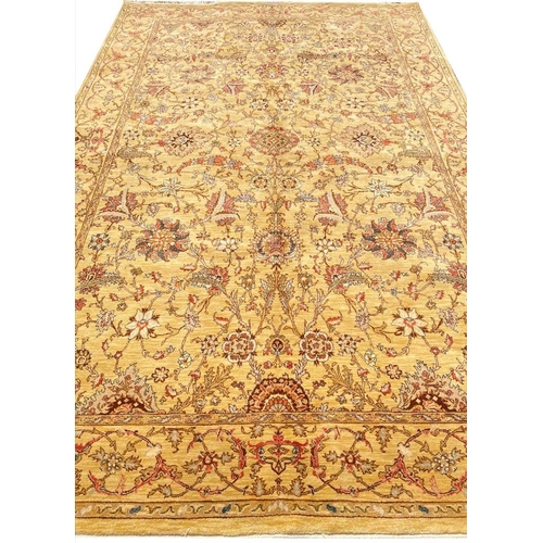 94 - FINE MOHTASHAN DESIGN CARPET, 270cm x 180cm.