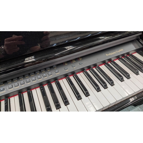 284 - GEM BABY GRAND ELECTRIC PIANO, 140cm W x 110cm D x 96cm H.