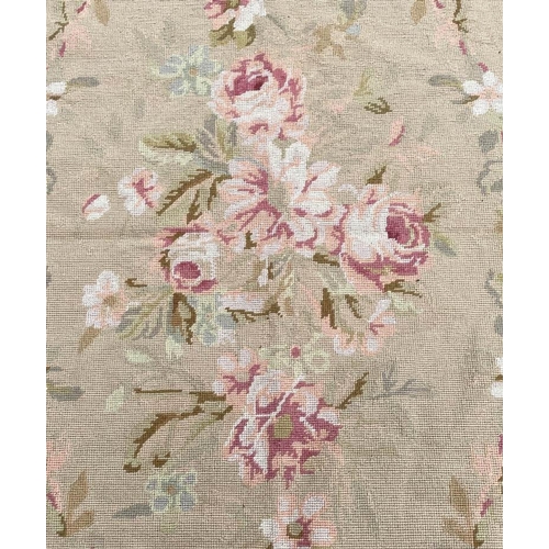 64 - FINE SAVONNERIE DESIGN CARPET, 270cm x 170cm.