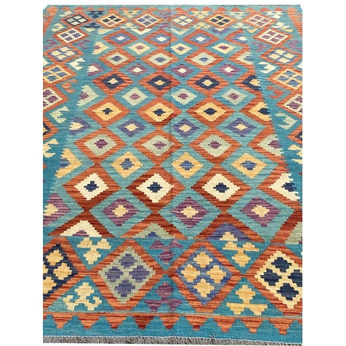 68 - ANATOLIAN KILIM, 291cm x 200cm.