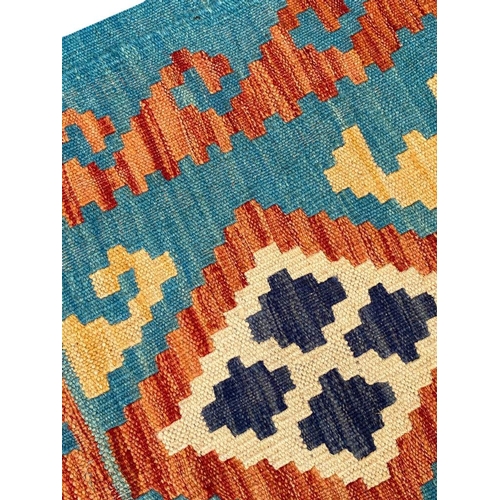 68 - ANATOLIAN KILIM, 291cm x 200cm.