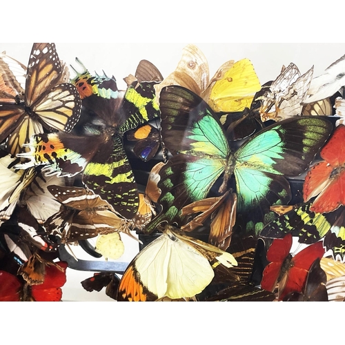 1 - BRAN SYMONDSON (b1971), 'Beat of a wing', decommissioned AK47, mounted with real butterflies and sym... 