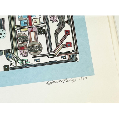 121 - EDUARDO PAOLOZZI (1924-2005) 'Lunes Domingo', silkscreen print, signed and dated 1980, edition 9/100... 