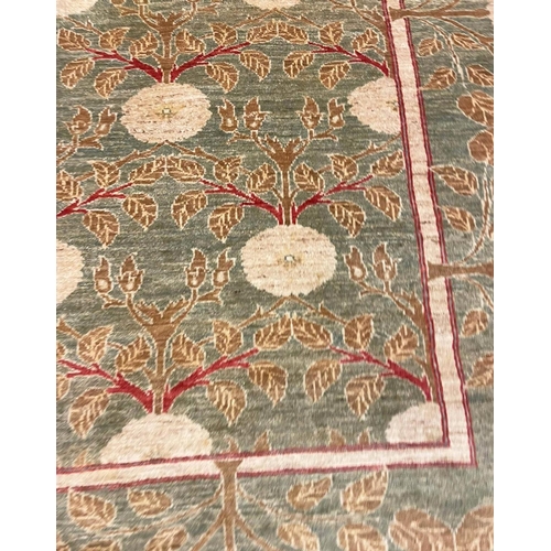 122 - FINE WILLIAM MORRIS DESIGN CARPET, 360cm x 267cm, Arts and Crafts inspired.