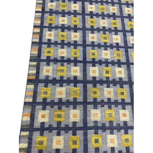 125 - FINE SCANDINAVIAN DESIGN KILIM, 300cm x 240cm.