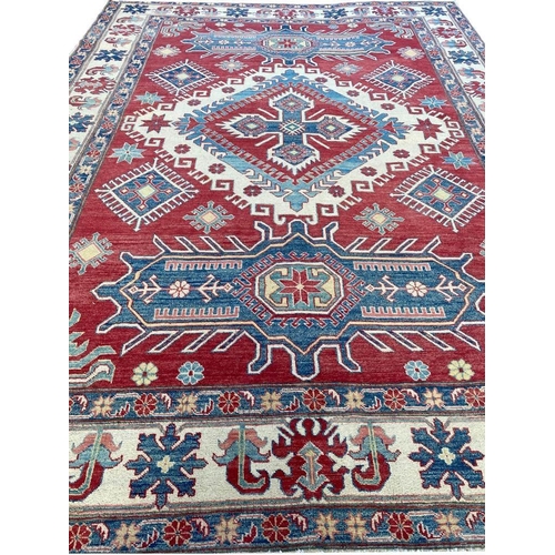 126 - FINE EAGLE KAZAK CARPET, 355cm x 265cm.