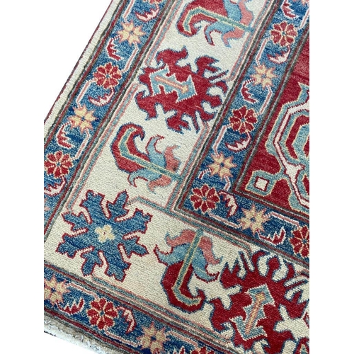 126 - FINE EAGLE KAZAK CARPET, 355cm x 265cm.