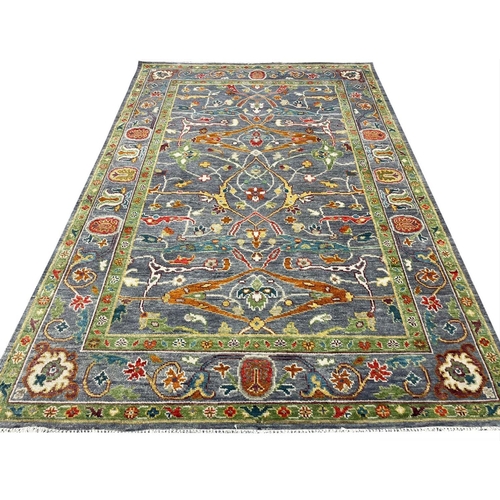 136 - FINE CONTEMPORARY GAROUS DESIGN CARPET, 278cm x 182cm.