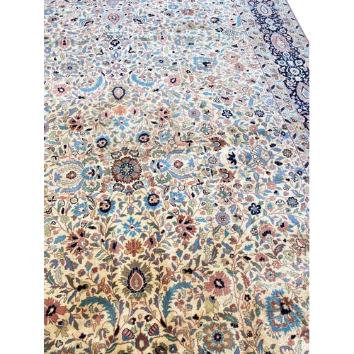 137 - FINE LAHORE MOHTASHAN DESIGN CARPET, 350cm x 250cm.