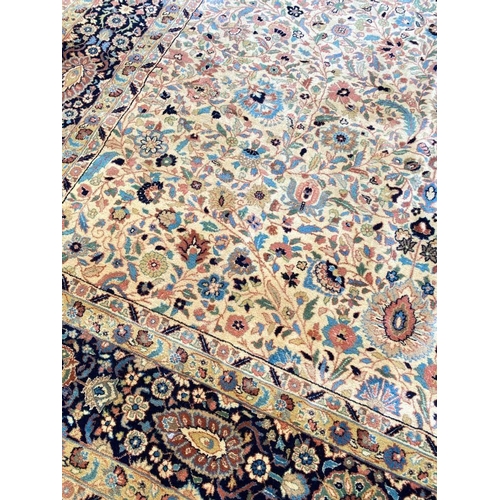 137 - FINE LAHORE MOHTASHAN DESIGN CARPET, 350cm x 250cm.