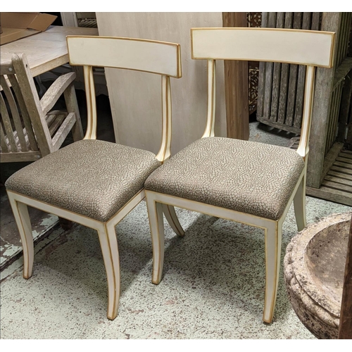 163 - DINING CHAIRS, each 58cm W x 92cm H, a set of four from Niermann Weeks model 'Elgin' via  Tatiana Ta... 