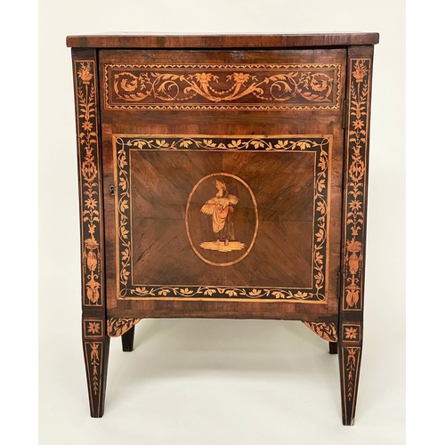 180 - LOMBARDY COMMODE, late 18th century North Italian walnut, Kingwood and satinwood marquetry, circa 18... 