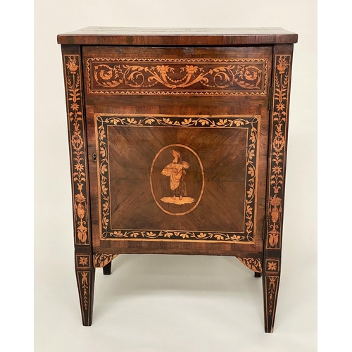 180 - LOMBARDY COMMODE, late 18th century North Italian walnut, Kingwood and satinwood marquetry, circa 18... 