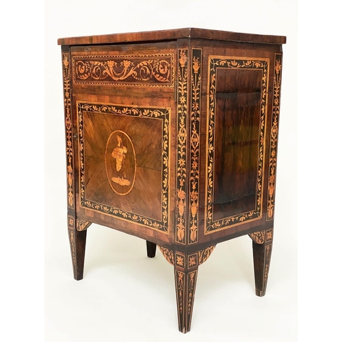 180 - LOMBARDY COMMODE, late 18th century North Italian walnut, Kingwood and satinwood marquetry, circa 18... 