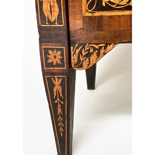 180 - LOMBARDY COMMODE, late 18th century North Italian walnut, Kingwood and satinwood marquetry, circa 18... 