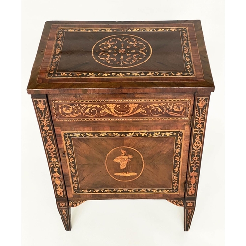 180 - LOMBARDY COMMODE, late 18th century North Italian walnut, Kingwood and satinwood marquetry, circa 18... 