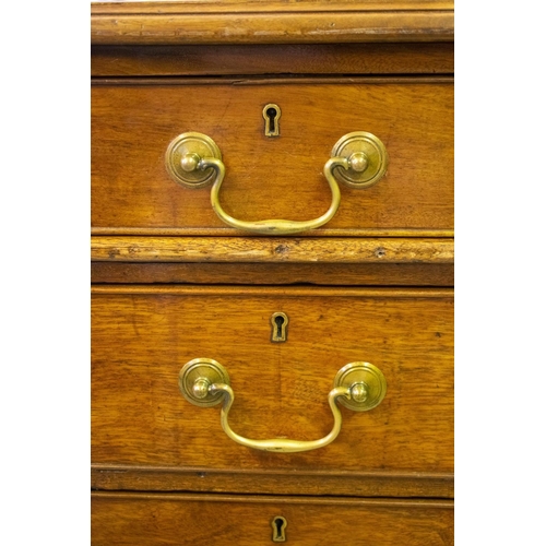 215 - PARTNER'S DESK, 77cm H x 152cm W x 136cm D, Victorian mahogany with tan leather top above nine drawe... 