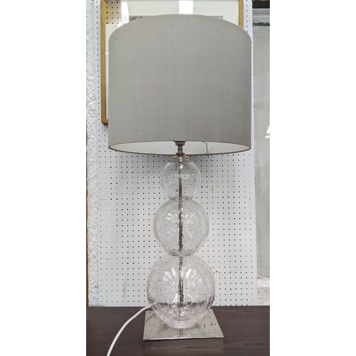 300 - PORTA ROMANA PASTEUR TABLE LAMPS, a pair, with Porta Romana shades, 82cm H. (2)