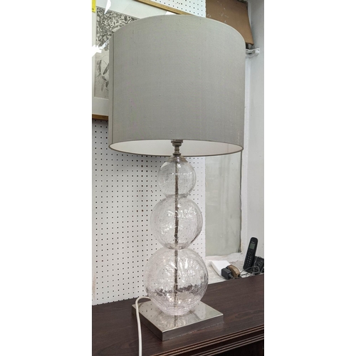 300 - PORTA ROMANA PASTEUR TABLE LAMPS, a pair, with Porta Romana shades, 82cm H. (2)