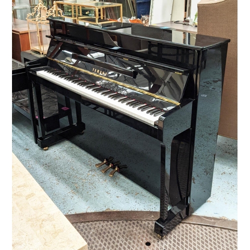 307 - YAMAHA UPRIGHT PIANO, 145cm W x 54cm D x 115cm H.