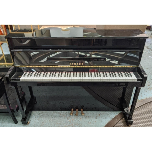 307 - YAMAHA UPRIGHT PIANO, 145cm W x 54cm D x 115cm H.