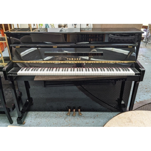 307 - YAMAHA UPRIGHT PIANO, 145cm W x 54cm D x 115cm H.