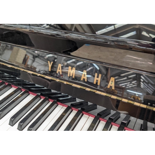 307 - YAMAHA UPRIGHT PIANO, 145cm W x 54cm D x 115cm H.