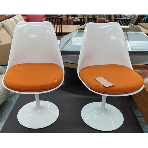 315 - KNOLL TULIP CHAIRS, a set of eight, by Eero Saarinen, 83cm H.