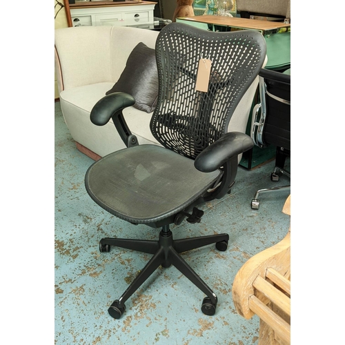 351 - HERMAN MILLER MIRRA CHAIR, by Studio 7.5, fully adjustable, 111cm at tallest.