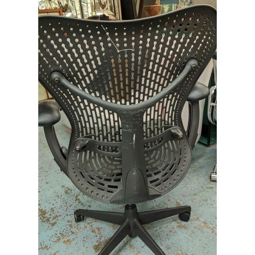 351 - HERMAN MILLER MIRRA CHAIR, by Studio 7.5, fully adjustable, 111cm at tallest.