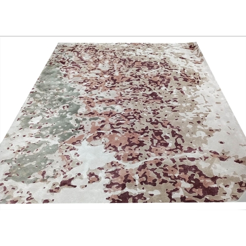 354 - HOLLAND & SHERRY CARPET, 300cm x 258cm, hand knotted silk.