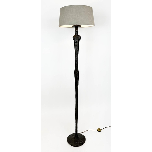 356 - PORTA ROMANA FLOOR LAMP, 169cm H, with shade.