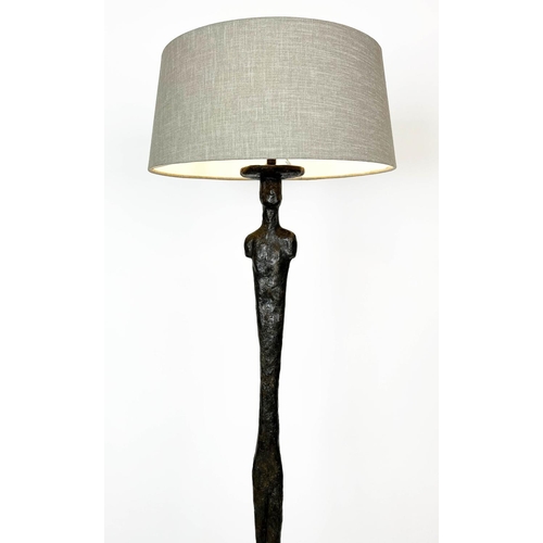 356 - PORTA ROMANA FLOOR LAMP, 169cm H, with shade.