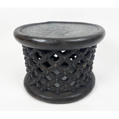 36 - BABANKI STOOL, 58cm H D x 41cm H, Cameroon.