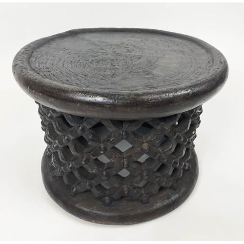 36 - BABANKI STOOL, 58cm H D x 41cm H, Cameroon.