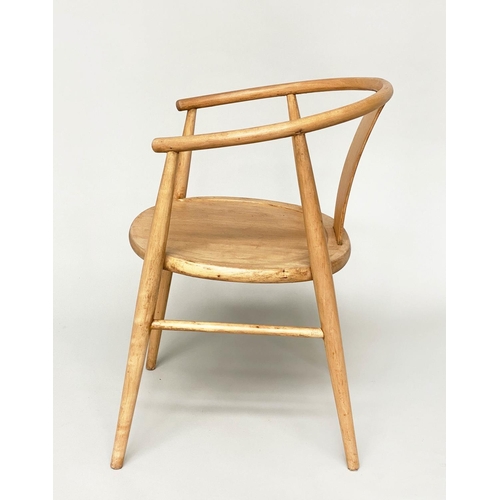 376 - FOR HAGAFORS LENA CHAIRS, a set of four, birch and stamped under, 72cm H x 54cm by SVEN ERIK FRYKLUN... 