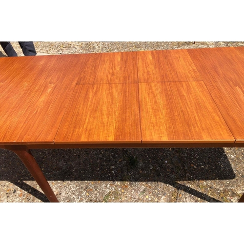 516 - MACINTOSH DINING TABLE, vintage mahogany extendable with two leaves, 159cm x 89cm x 74cm, at smalles... 