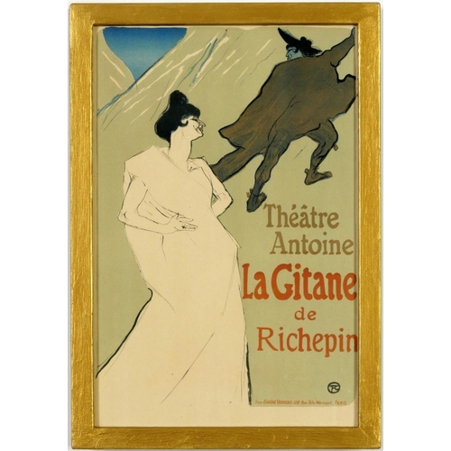 69 - HENRI DE TOULOUSE LAUTREC,  a set of eight off set lithographs, various sizes from 28cm x 20cm to 22... 