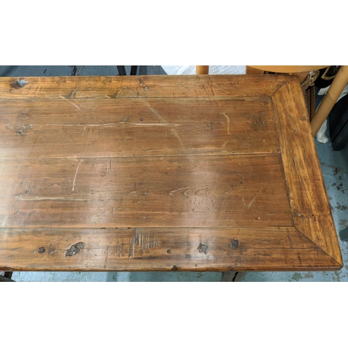 166 - CHINESE ALTAR TABLE, 104cm x 51cm x 75cm, antique firwood.