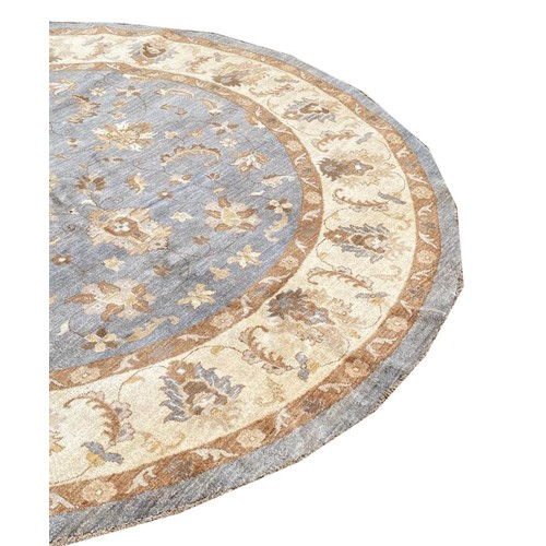 71 - BAKSHAISH DESIGN CIRCULAR RUG, 250cm x 250cm.