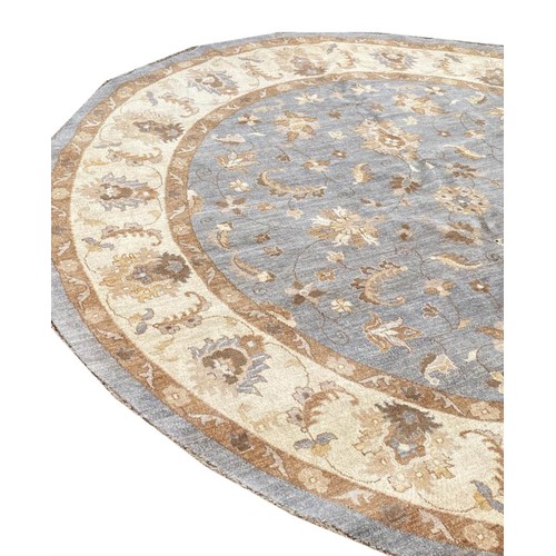 71 - BAKSHAISH DESIGN CIRCULAR RUG, 250cm x 250cm.