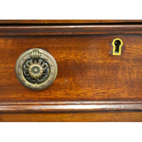 168 - PEDESTAL DESK, 78cm H x 136cm x 89cm, Victorian mahogany, circa 1870 with green leather top, nine dr... 