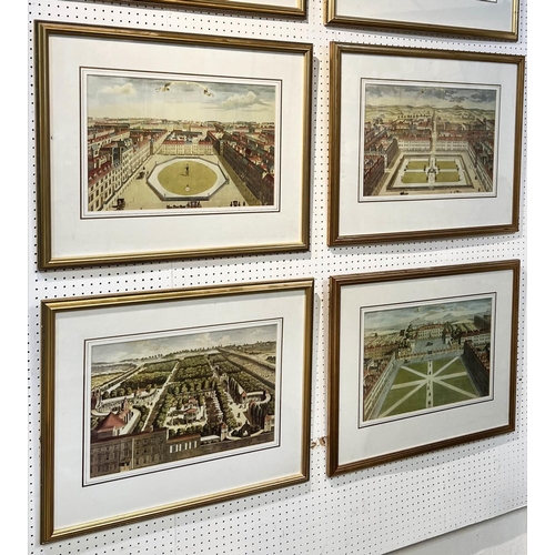 38 - LONDON SQUARES, a set of six lithographs, to include Leicester Square, Charterhouse Square, Golden S... 