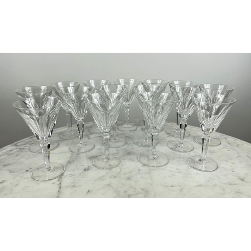 6 - WATERFORD CRYSTAL 'SHEILA' WINE GLASSES, fifteen red wine, fourteen white wine, fourteen sherry and ... 