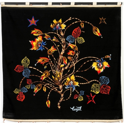 75 - JEAN LURCAT, Fleurs, signed in the plate, Silkscreen/tapestry, 117cm x 121cm. (Subject to ARR - see ... 