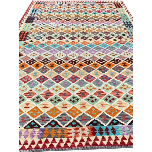 84 - ANATOLIAN KILIM, 295cm x 210cm.