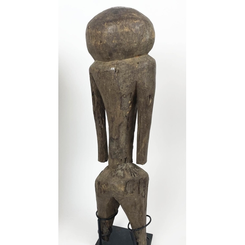 9 - MOBA SCULPTURE, A pair 105cm H figures, Togo. (2)