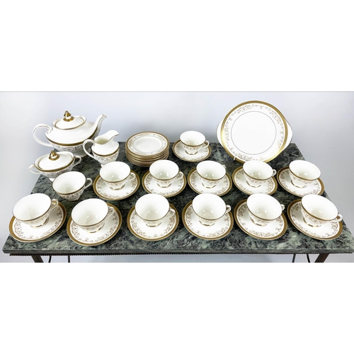 13 - TEA SERVICE, Royal Doulton Belmount pattern including 13 tea cups and 12 saucers, 11 plates teapot, ... 