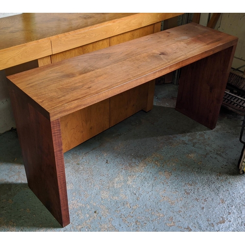 405 - CONSOLE TABLE, contemporary design, 130cm x 40cm x 90cm.