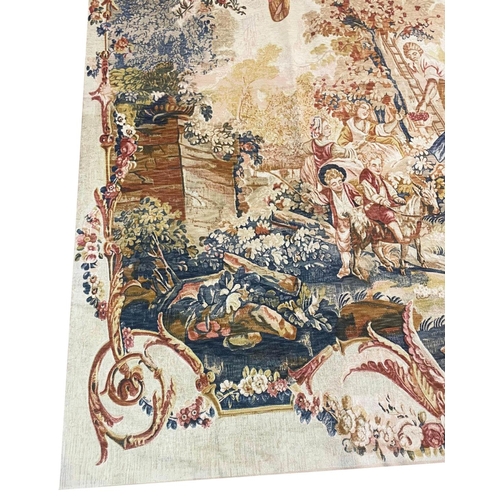 67 - FINE FRENCH TAPESTRY, 252cm x 200cm, in the 18th century manner.